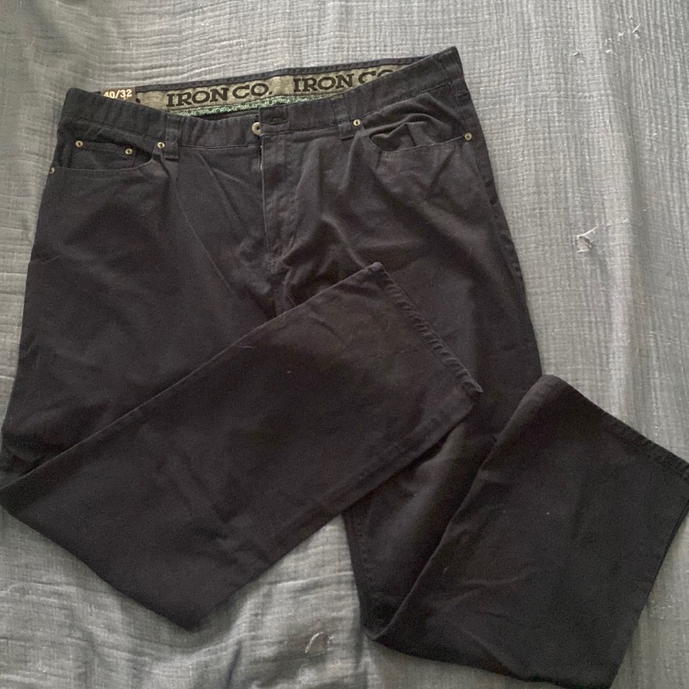Straight leg khaki pants